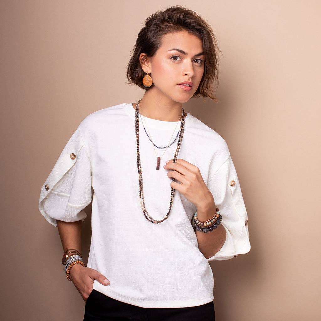 Scout Curated Wears - Stone Wrap: Rhyolite - Stone of Joy