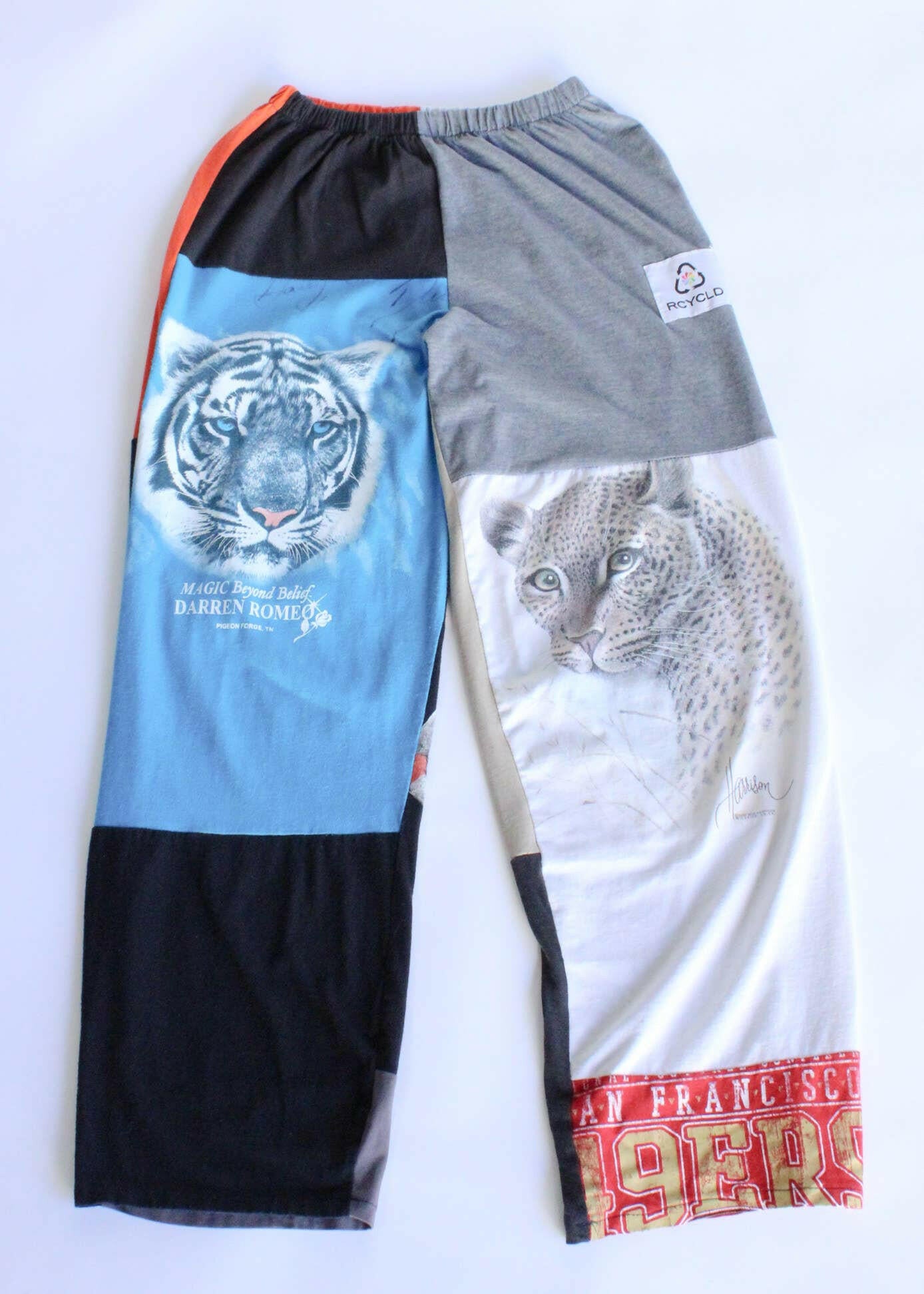 American Recycled - Graphic Tee Sweatpants - Pink Pig