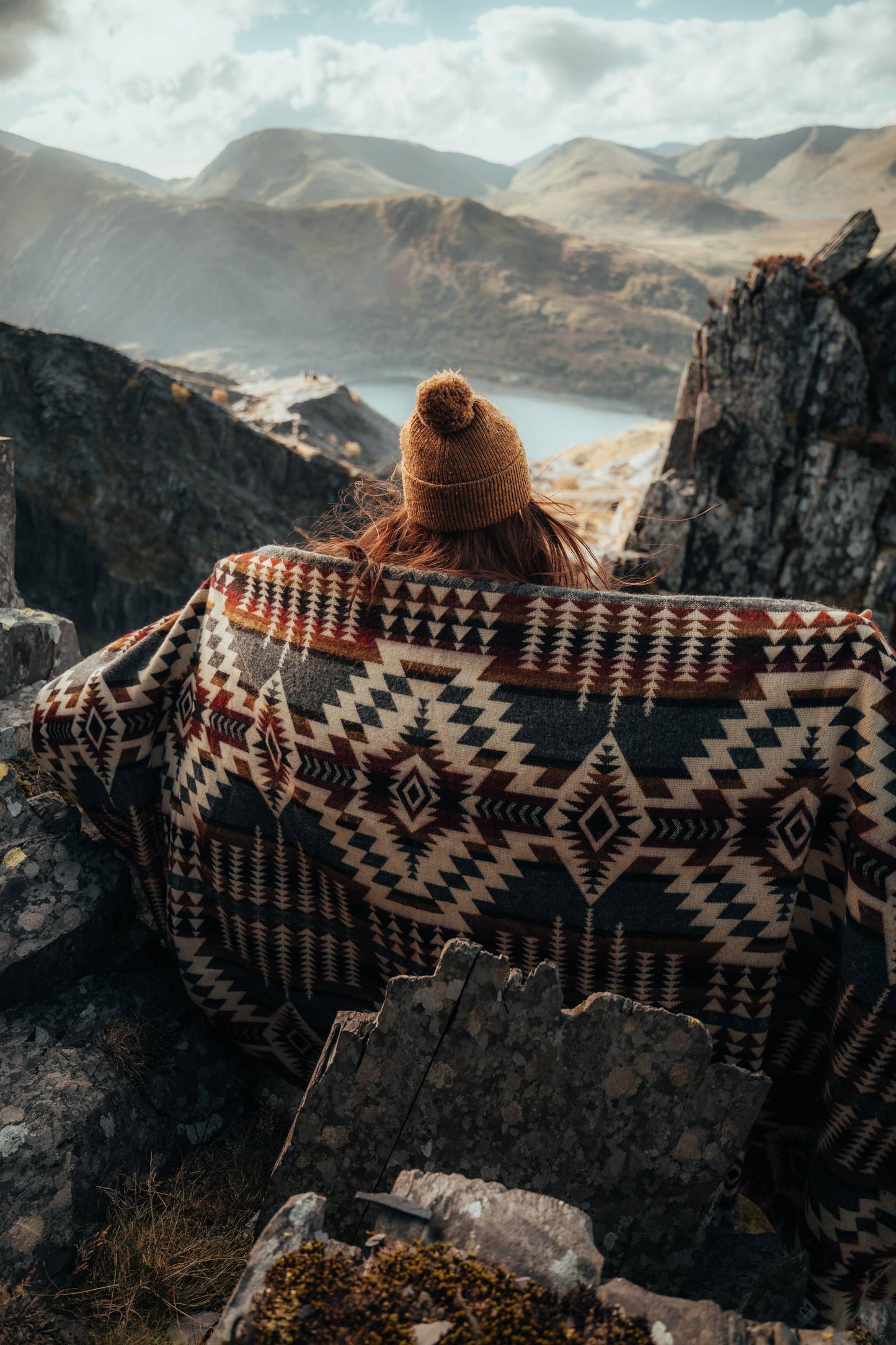 Beyond Borders Collective | Artisan-Made Blankets & Throws - Secoya Blanket - Campfire Ash | Fall Decor - Pink Pig