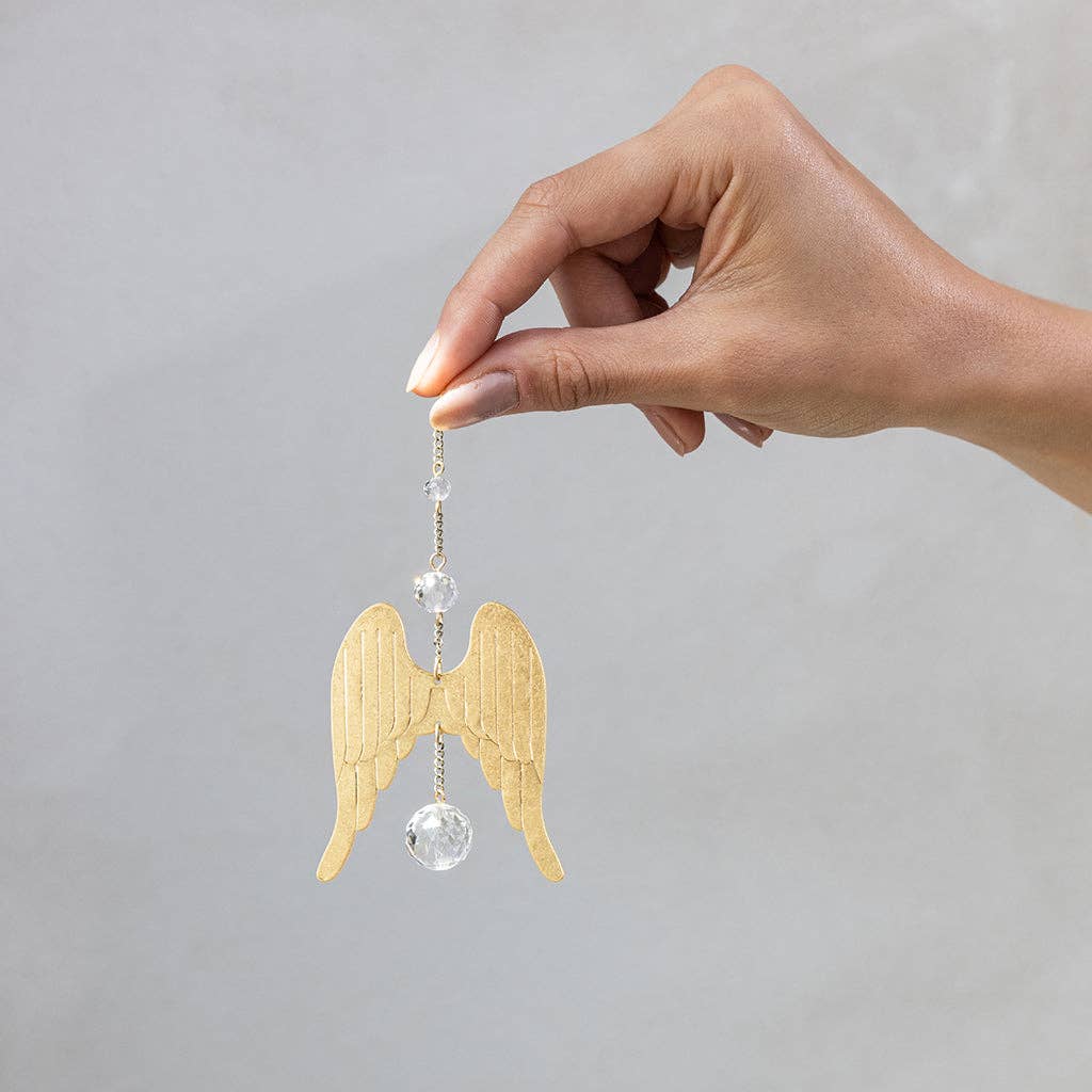 Scout Curated Wears - Mini Suncatcher - Wings/Protection - Pink Pig