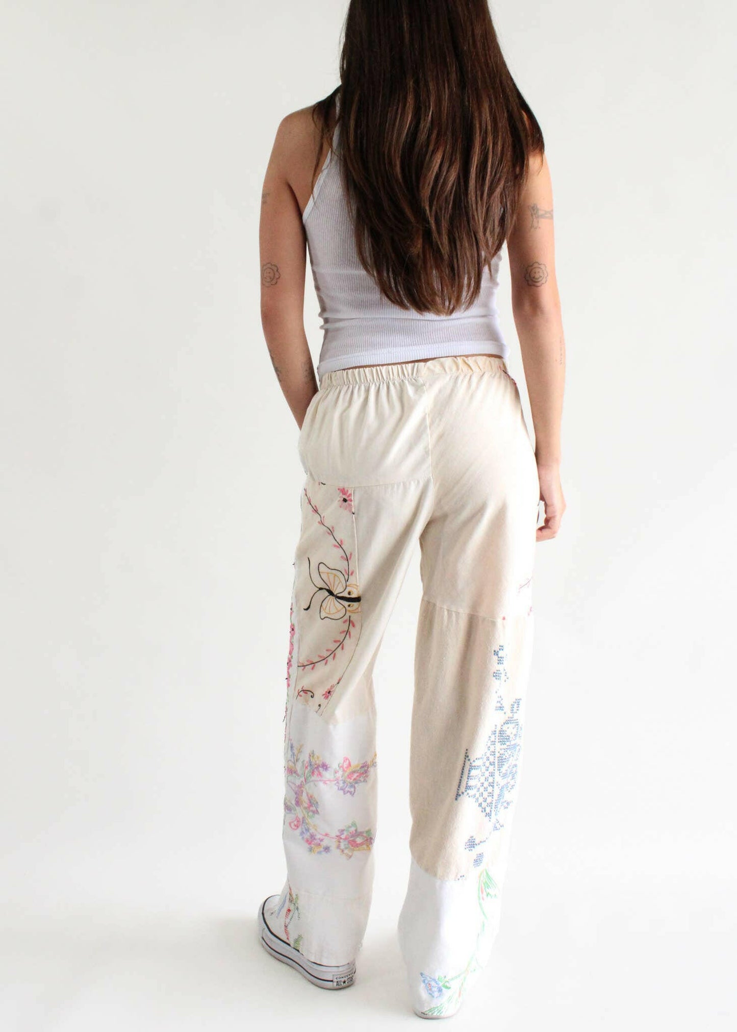 American Recycled Clothing - Embroidered Pieced Pant Bundle.