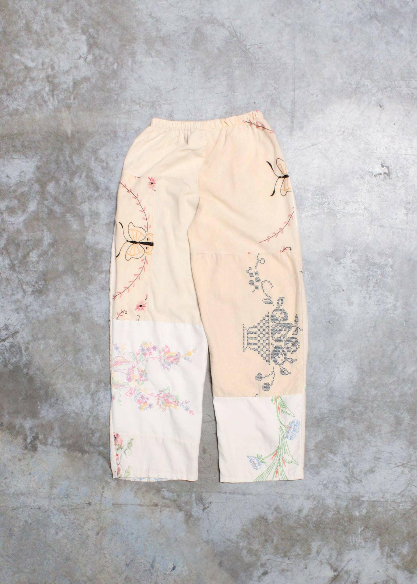 American Recycled Clothing - Embroidered Pieced Pant Bundle.