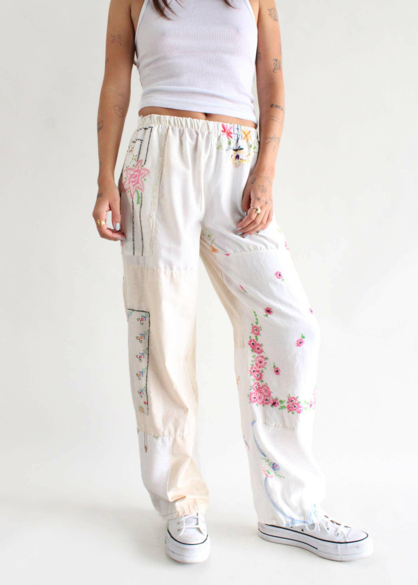American Recycled Clothing - Embroidered Pieced Pant Bundle.
