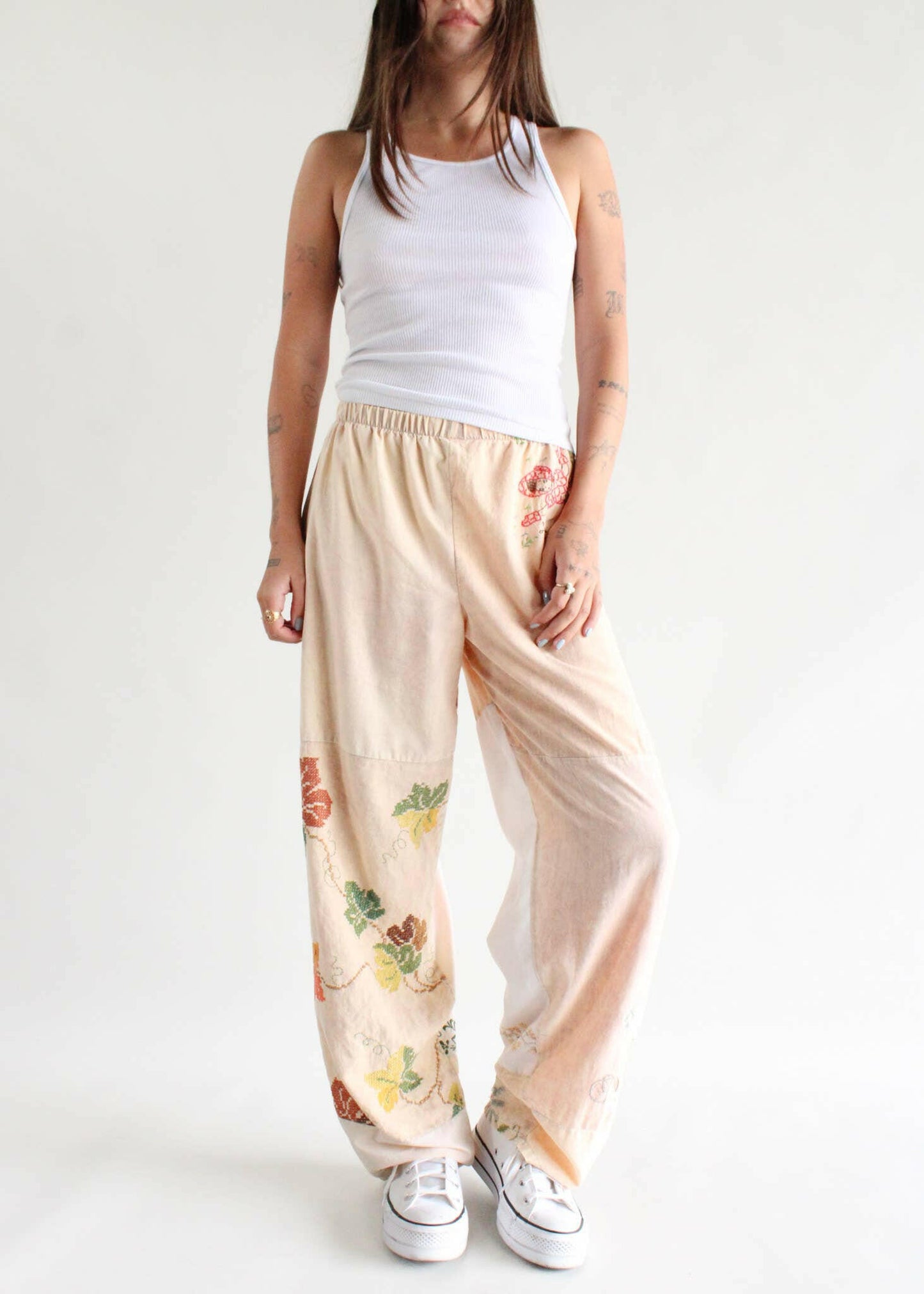 American Recycled Clothing - Embroidered Pieced Pant Bundle.