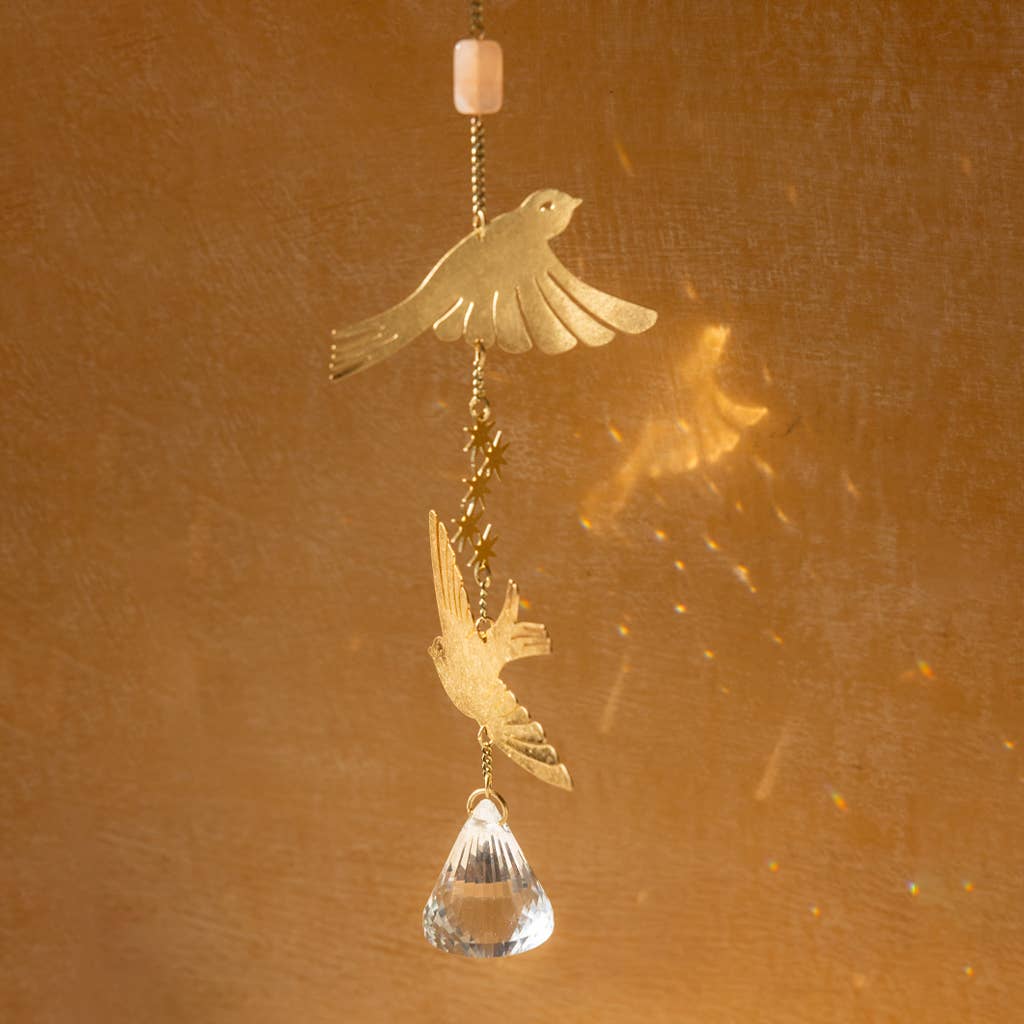 Scout Curated Wears - Suncatcher - Bird/Sunstone - Pink Pig