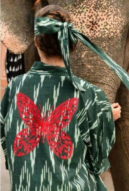 KLEED Zimbabwe Kimono - Pink Pig
