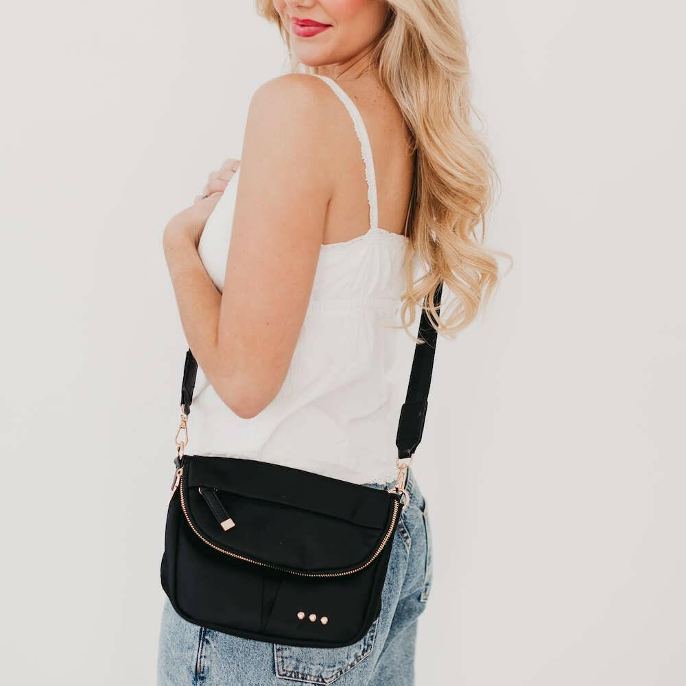 Pretty Simple - Tilly Crossbody Bag - Pink Pig