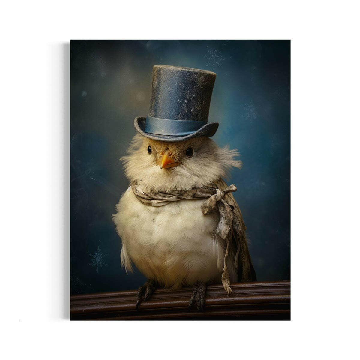 Salty Alyce - Gentleman Bird Vintage Portrait Wall Art.