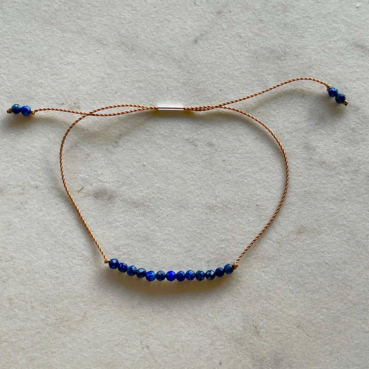 Soulsilk - Lapis Lazuli Bracelet- Compassion - Pink Pig