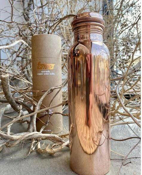 Tamra Ayurvedic Copper Water Bottles - Pink Pig