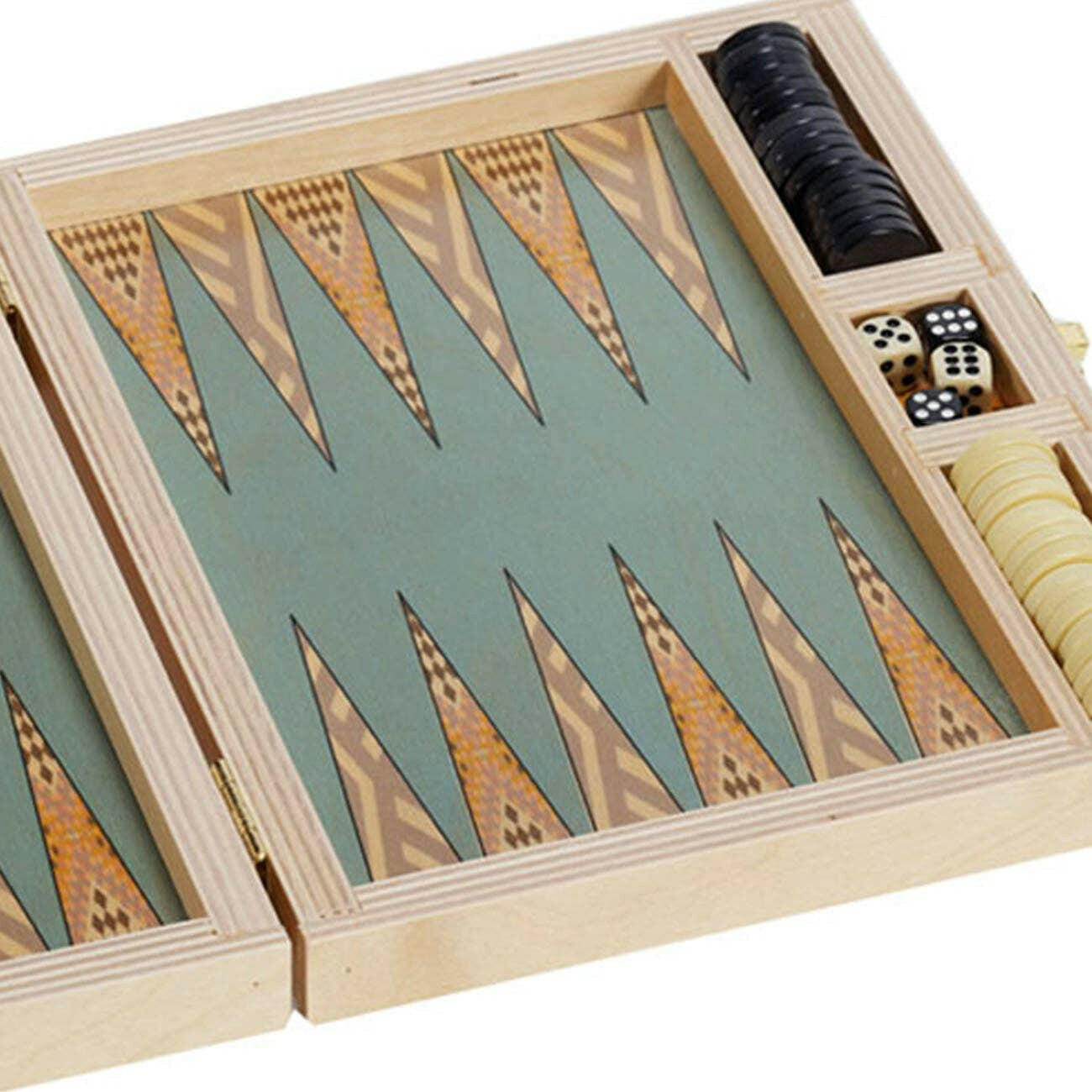 Wolfum Studio - Faye Travel Backgammon - Pink Pig