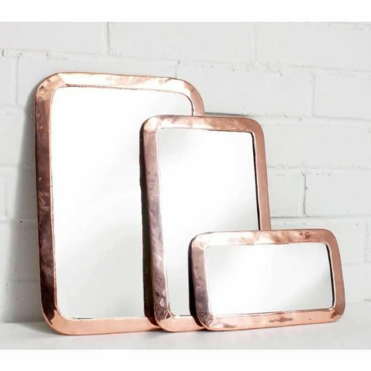 Moroccan Rose Rounded Rectangle Mirror - Pink Pig