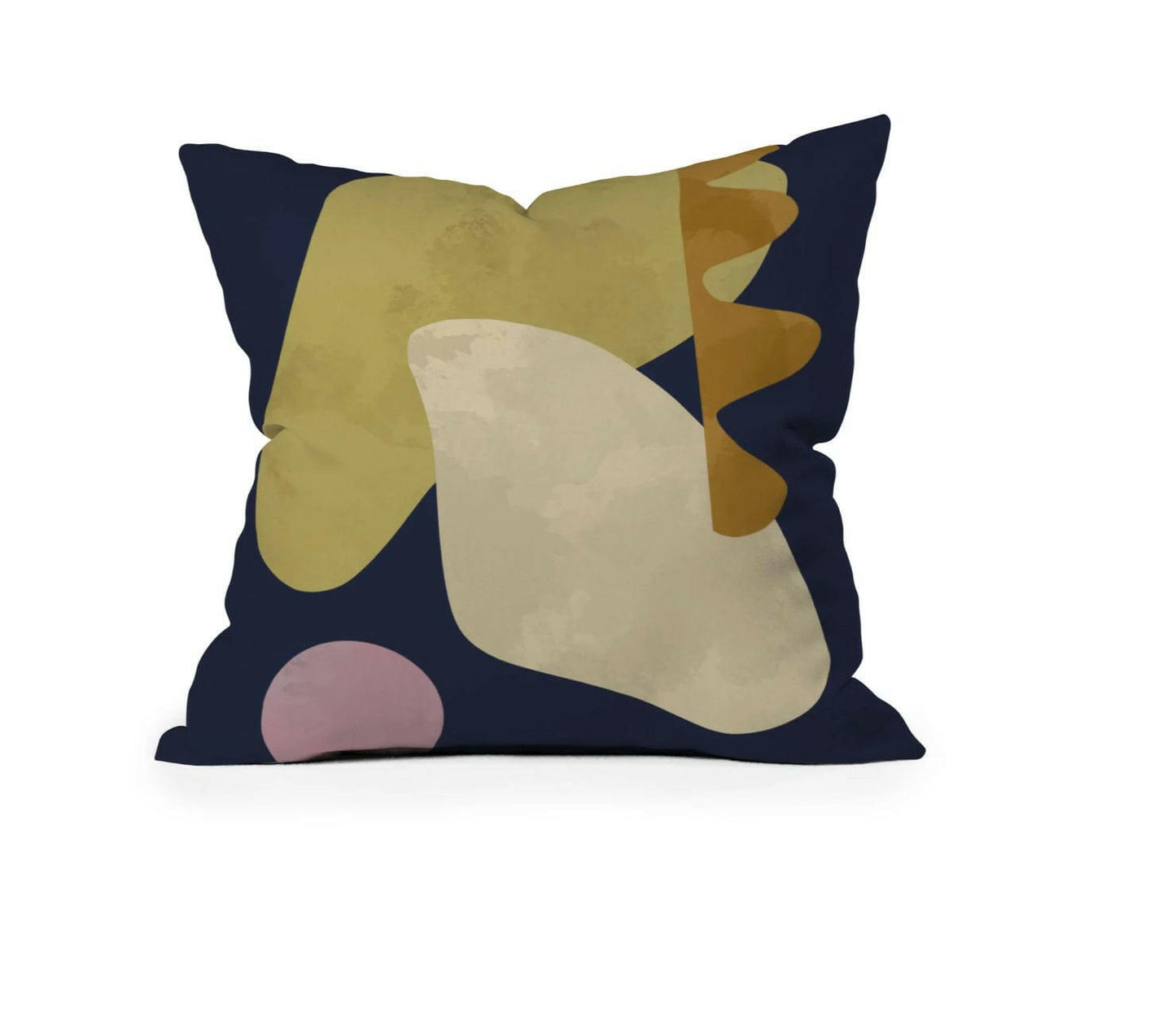 Monochrome Decorative Pillow - Pink Pig