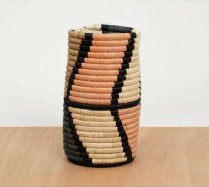 Peach Mstari Vase - Kazi Goods - Pink Pig