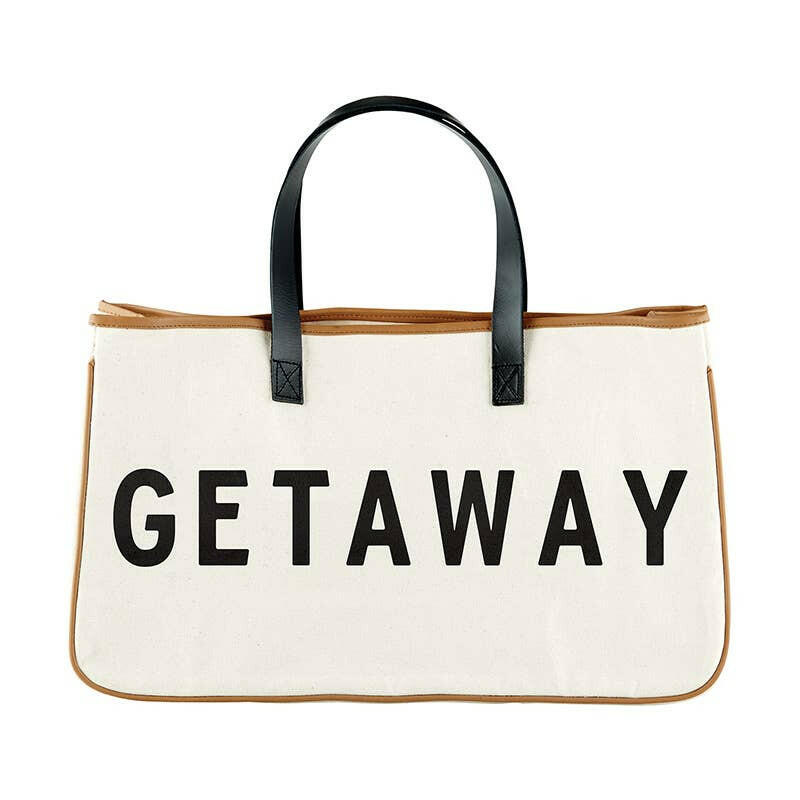 Canvas Tote - Getaway - Pink Pig