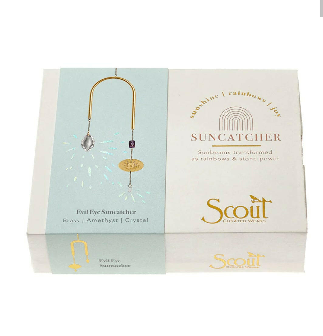 Evil Eye Suncatcher - Pink Pig