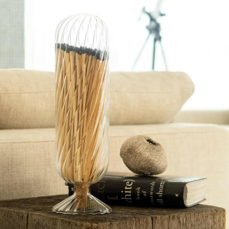 Skeem Helix Fireplace Matches - Pink Pig