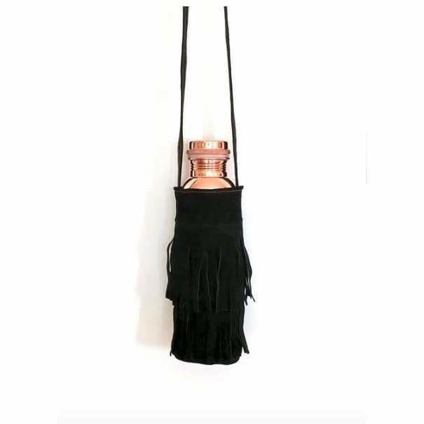 Tamra Copper Water Bottle Carrier - Pink Pig