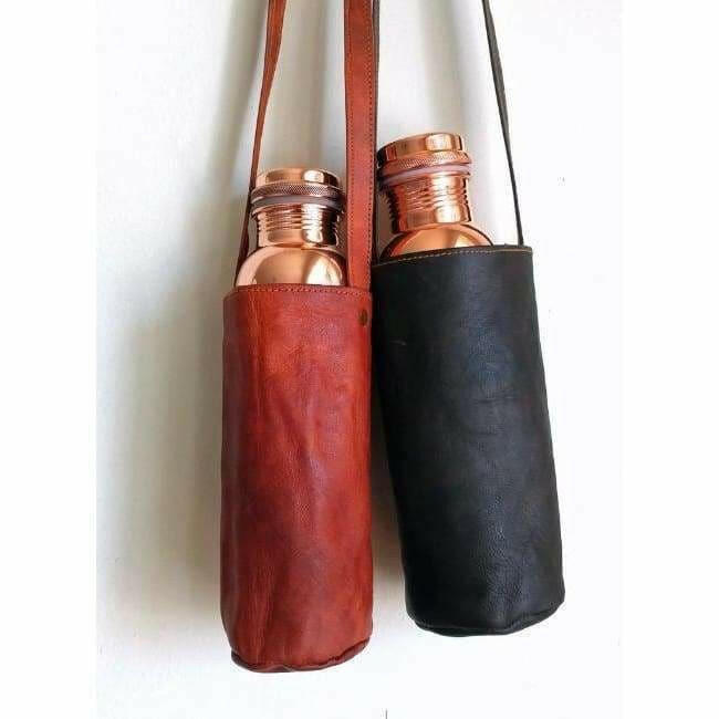 Tamra Copper Water Bottle Carrier - Pink Pig