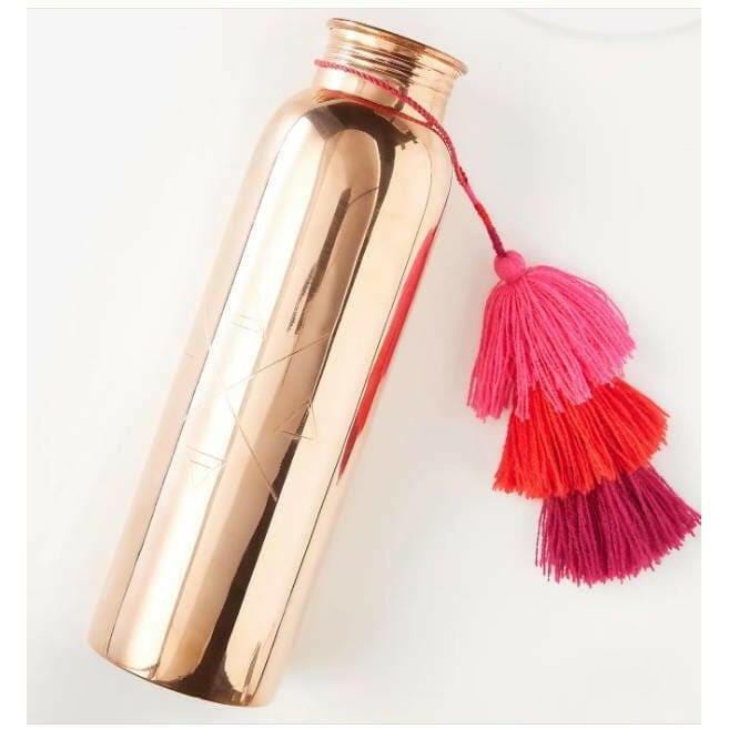 Tamra Ayurvedic Copper Water Bottles - Pink Pig