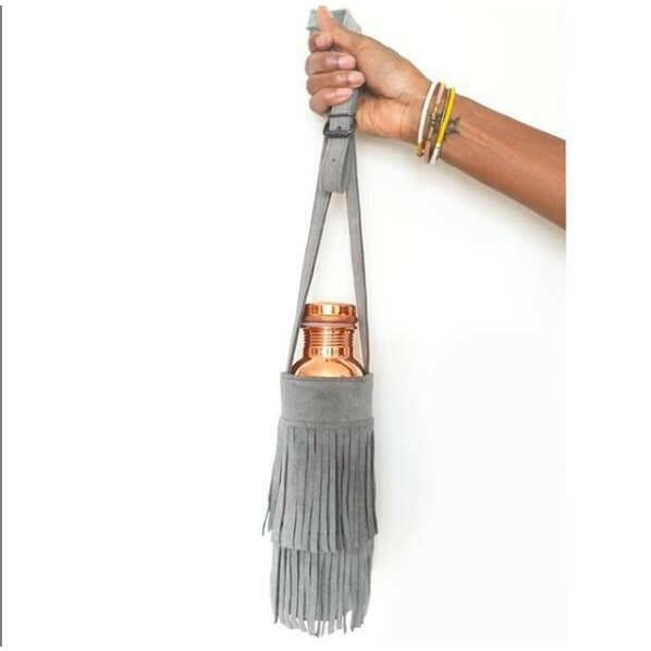 Tamra Copper Water Bottle Carrier - Pink Pig