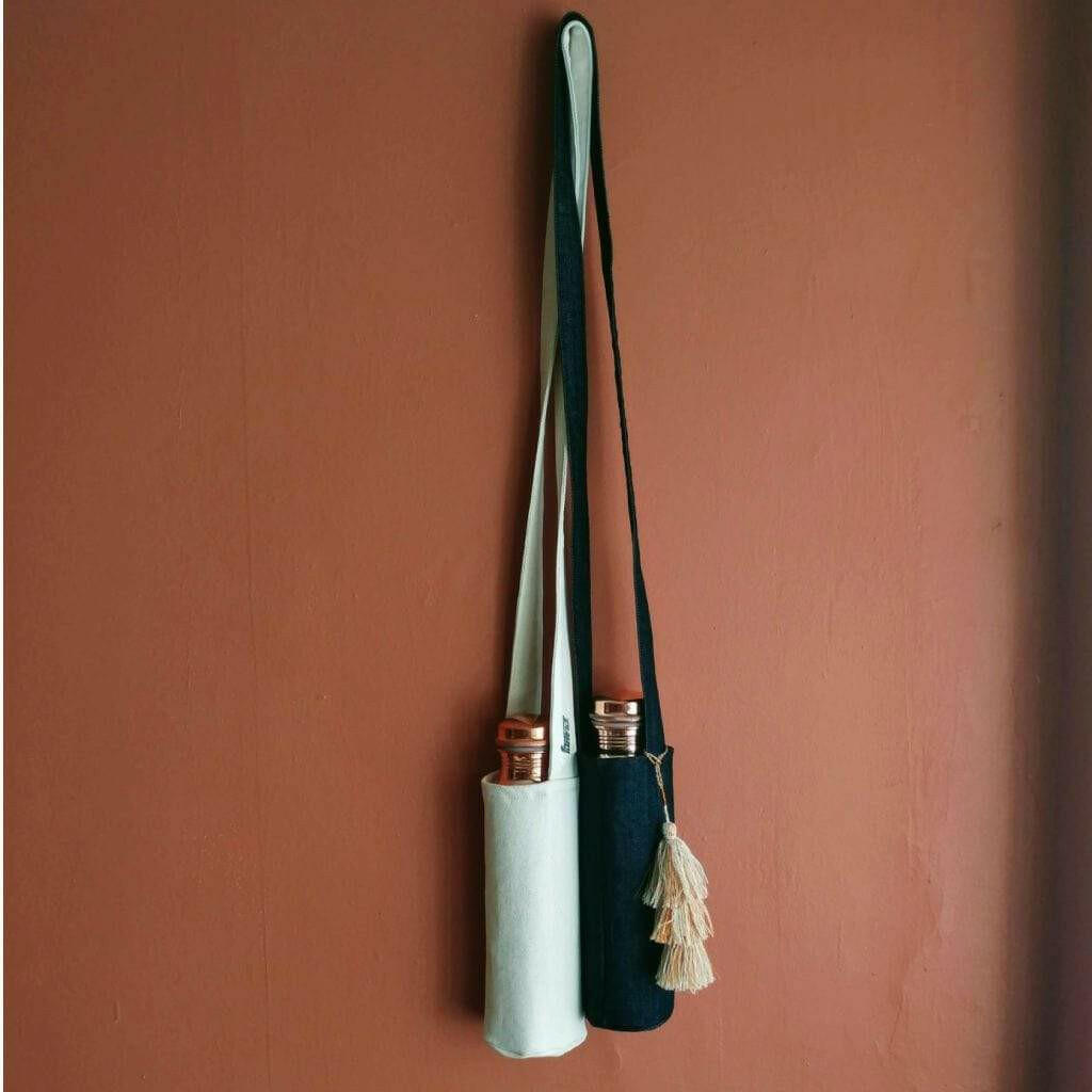 Tamra Copper Water Bottle Carrier - Pink Pig