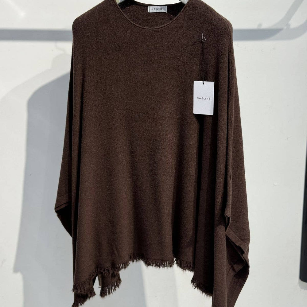 
                  
                    NOELINE - Oversized poncho sweater 25220 - Pink Pig
                  
                