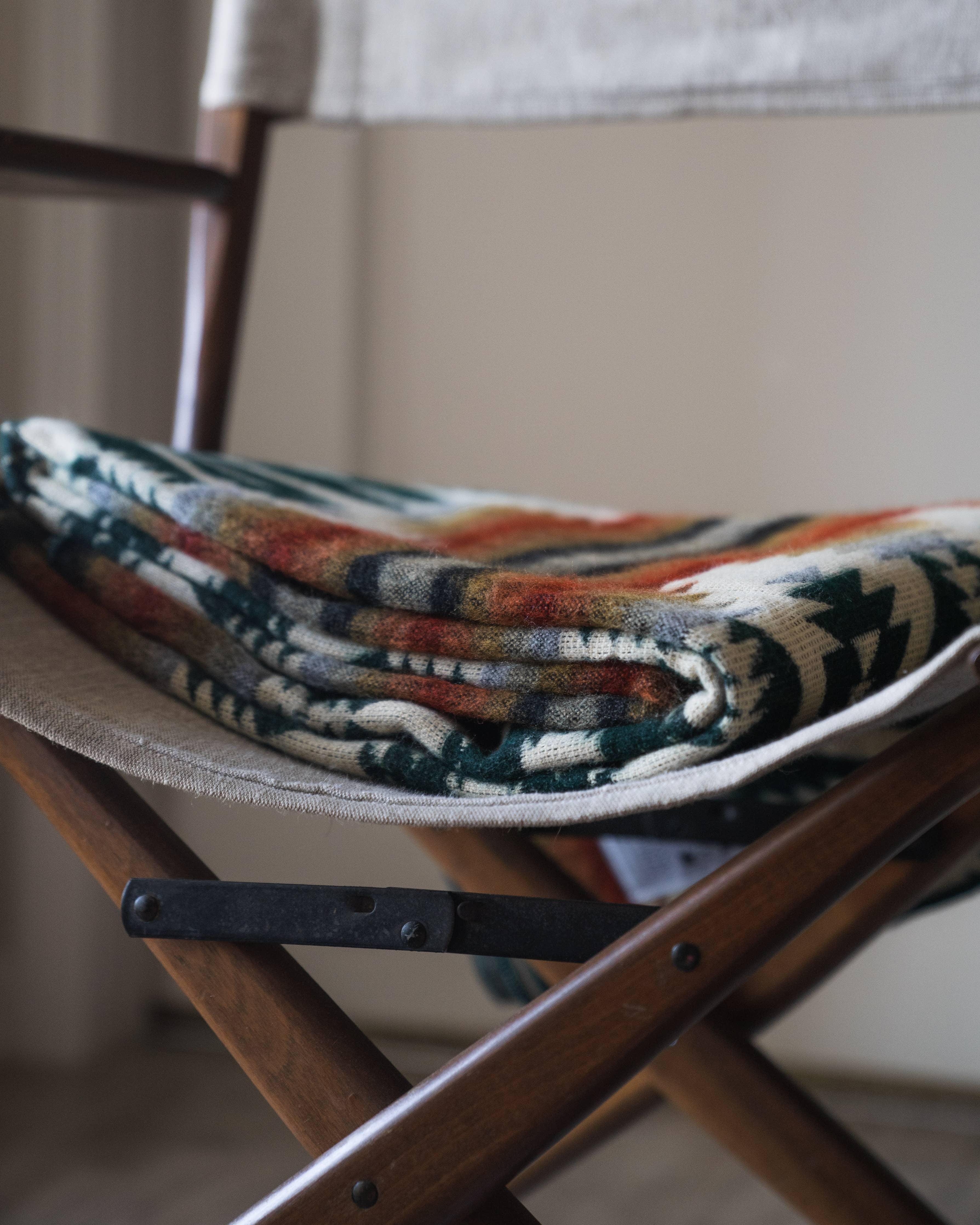 Quichua Blanket - Evergreen Autumn - Thumbnail 5