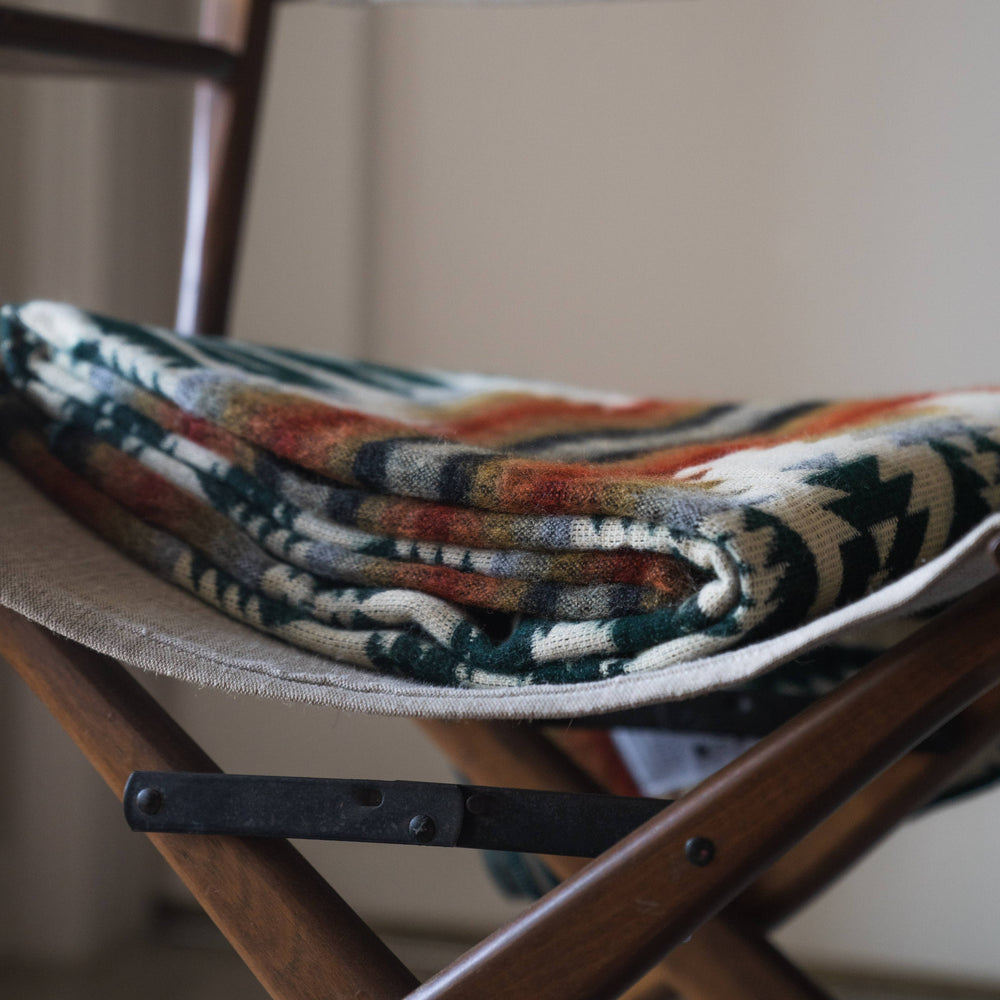 
                  
                    Beyond Borders Collective | Artisan-Made Blankets & Throws - Quichua Blanket - Evergreen Autumn | Fall Decor - Pink Pig
                  
                