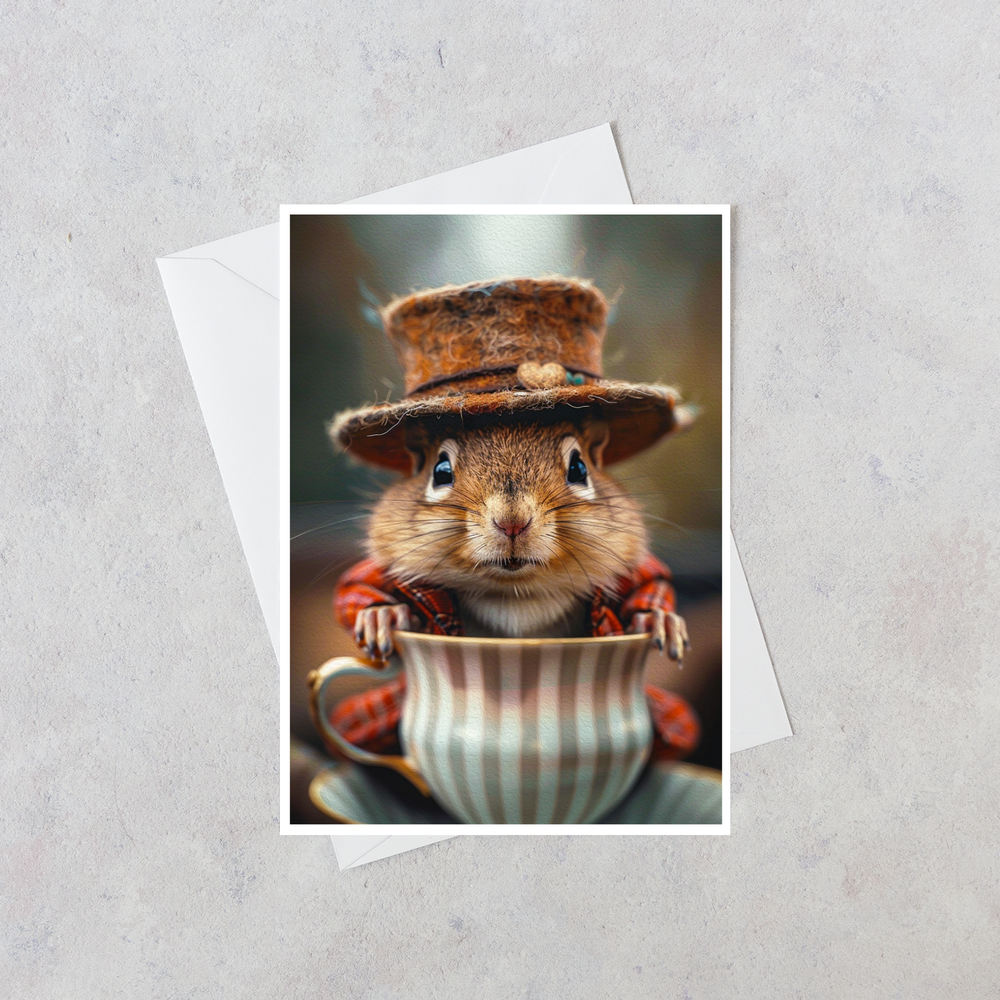 Salty Alyce - A Cupful of Cheer Blank Card 196AS Salty Alyce