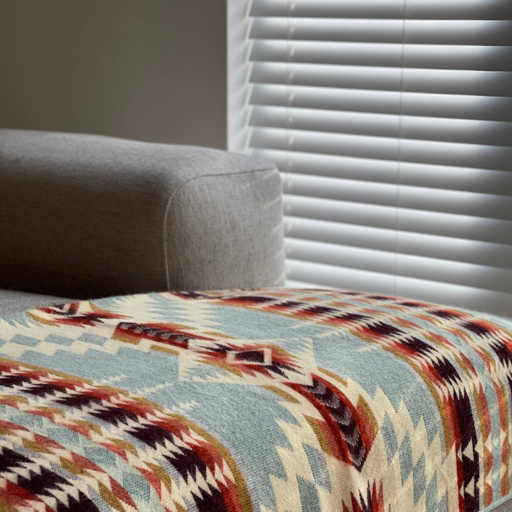
                  
                    Beyond Borders Collective | Artisan-Made Blankets & Throws - Secoya Throw - Vibrant Mint | Fall Decor - Pink Pig
                  
                