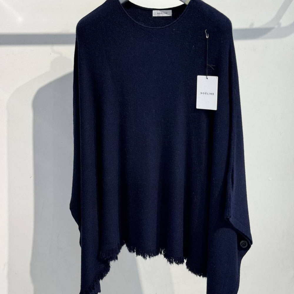 
                  
                    NOELINE - Oversized poncho sweater 25220 - Pink Pig
                  
                