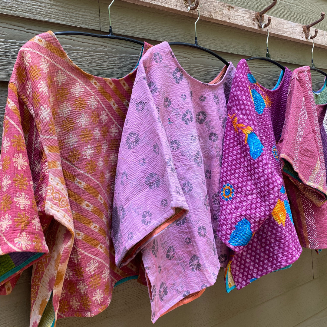 Seeds - Kantha Shirt | Made From Recycled Cotton Kanthas One Size apparel Seeds