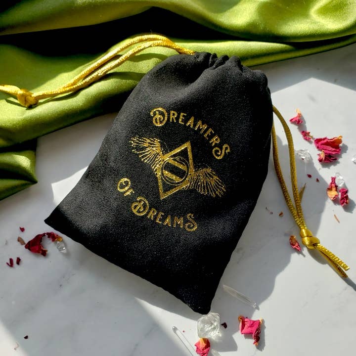 
                  
                    Dreamers of Dreams - Brass and Diamond Quartz beaded stretchy Bracelet
                  
                