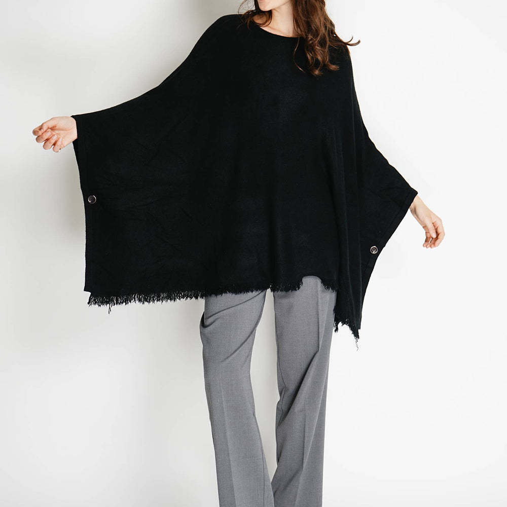
                  
                    NOELINE - Oversized poncho sweater 25220 - Pink Pig
                  
                
