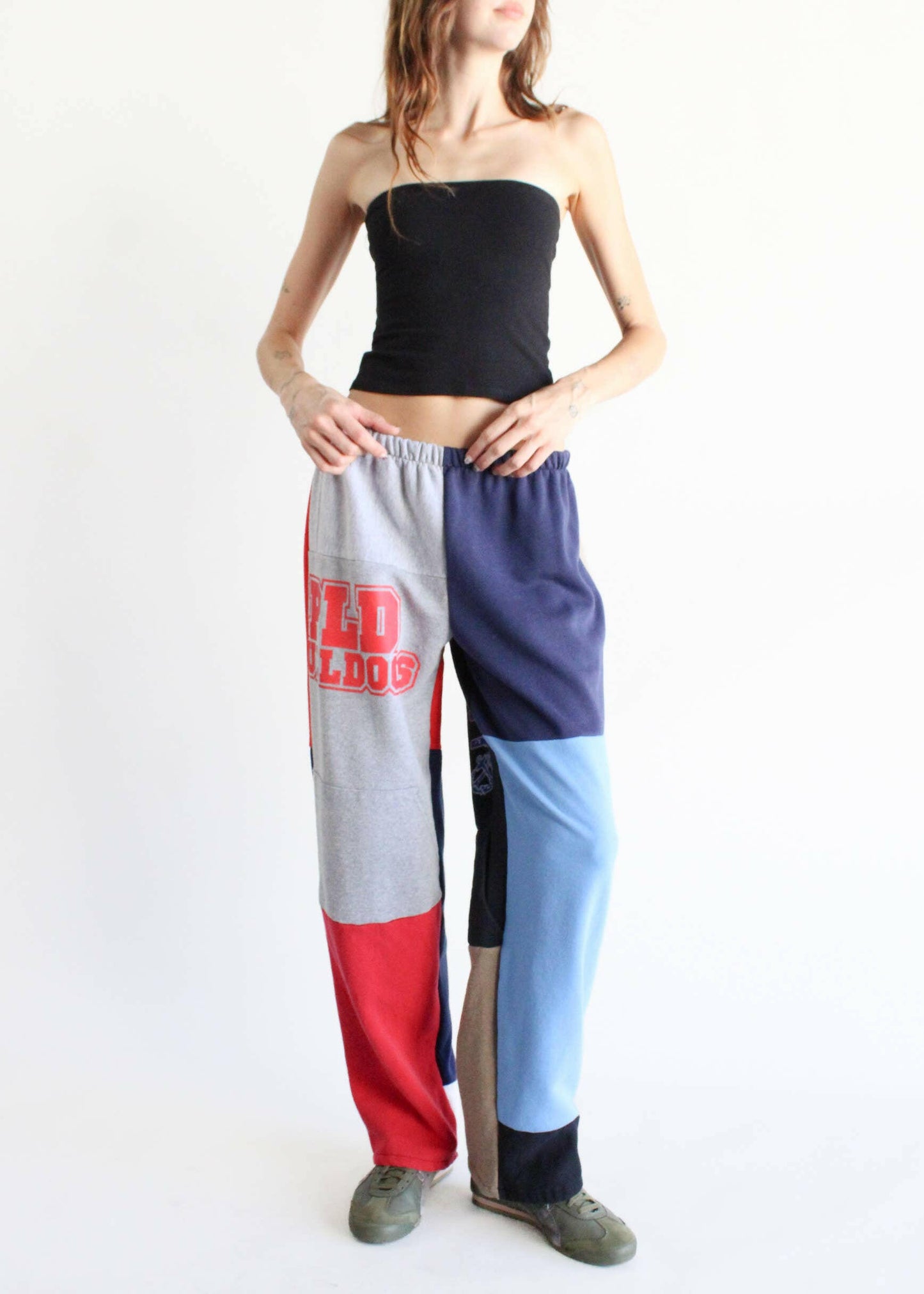 American Recycled Clothing - Sweatshirt Pants Bundle - Pink Pig