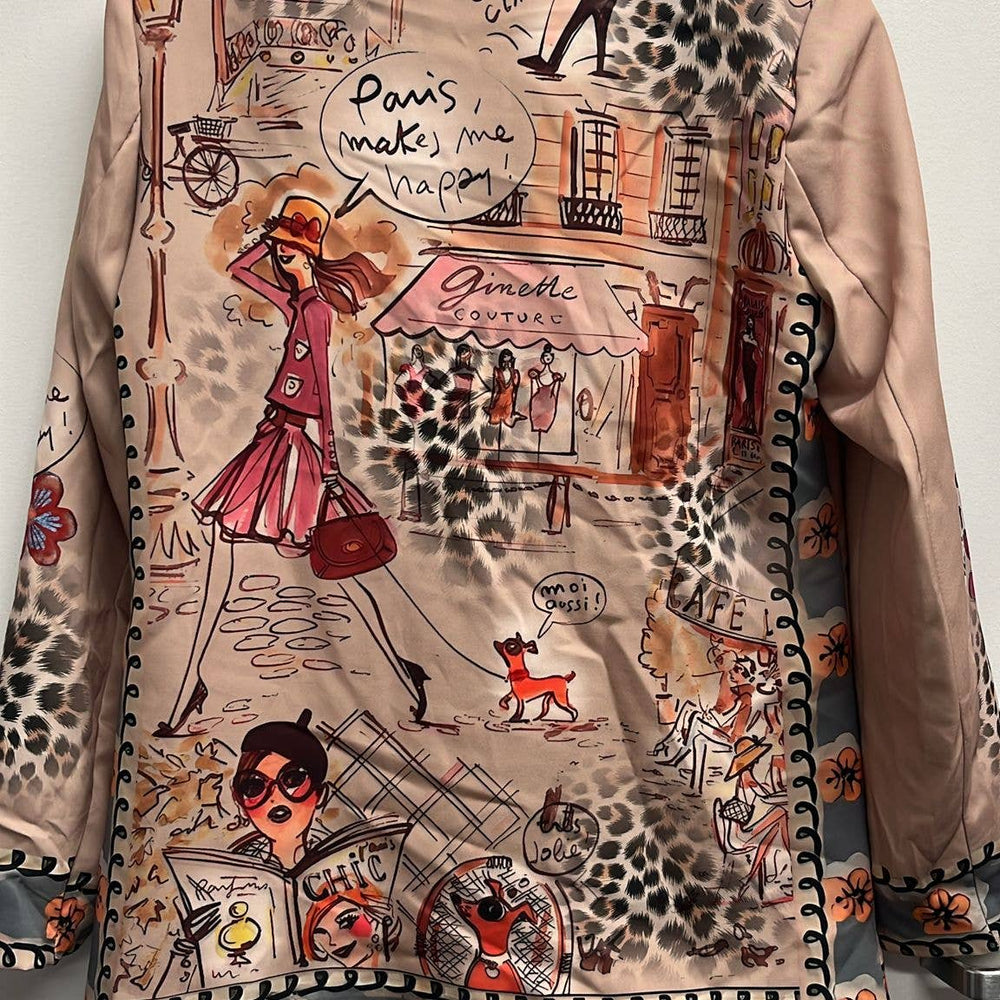 
                  
                    LOOWIE - LUPA One Size Italian Parisian Chic Print Blazer LOOWIE LOOWIE
                  
                