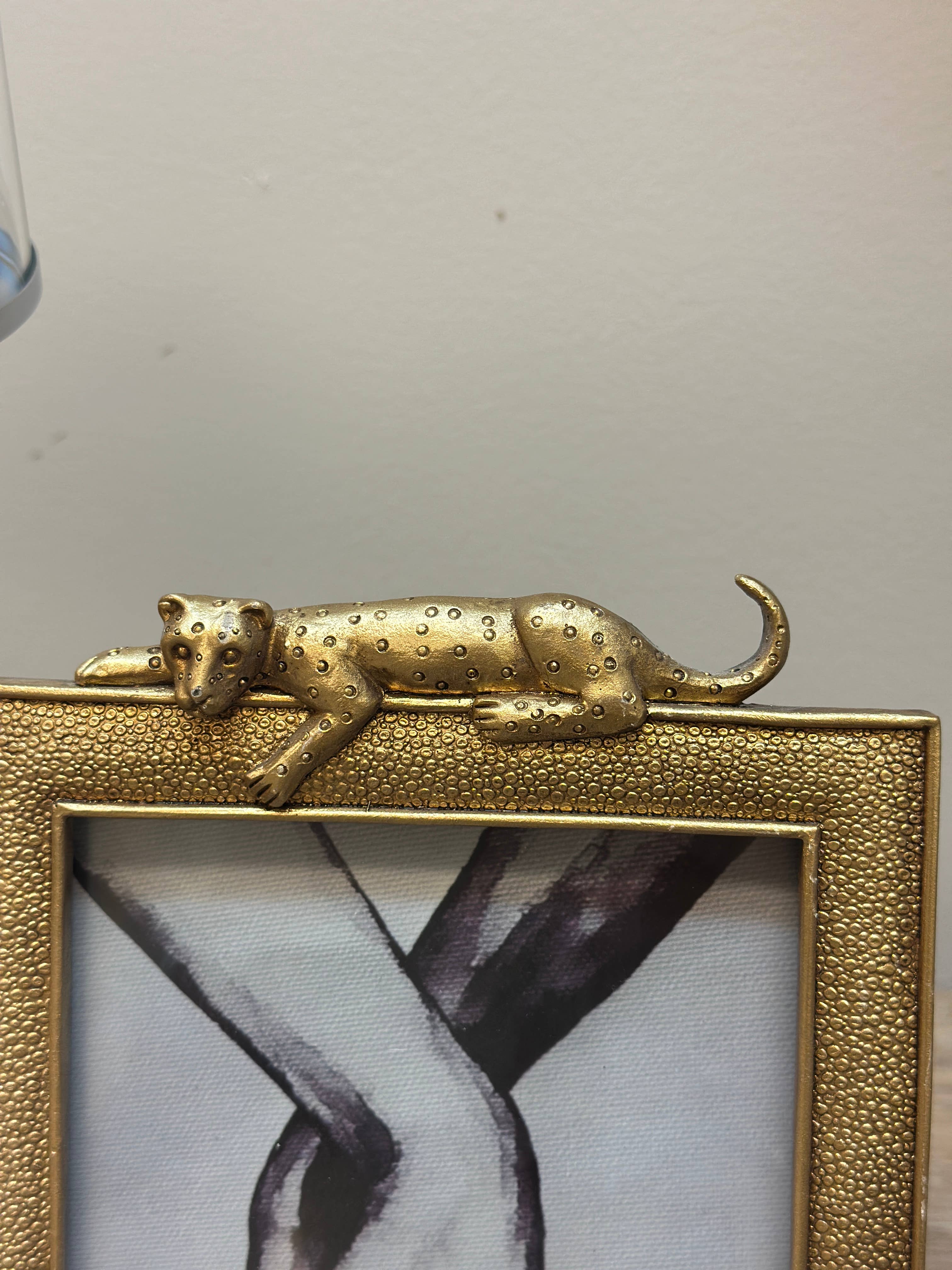 Vagabond Vintage Luxurious Gold Leopard Photo Frame - Thumbnail 4