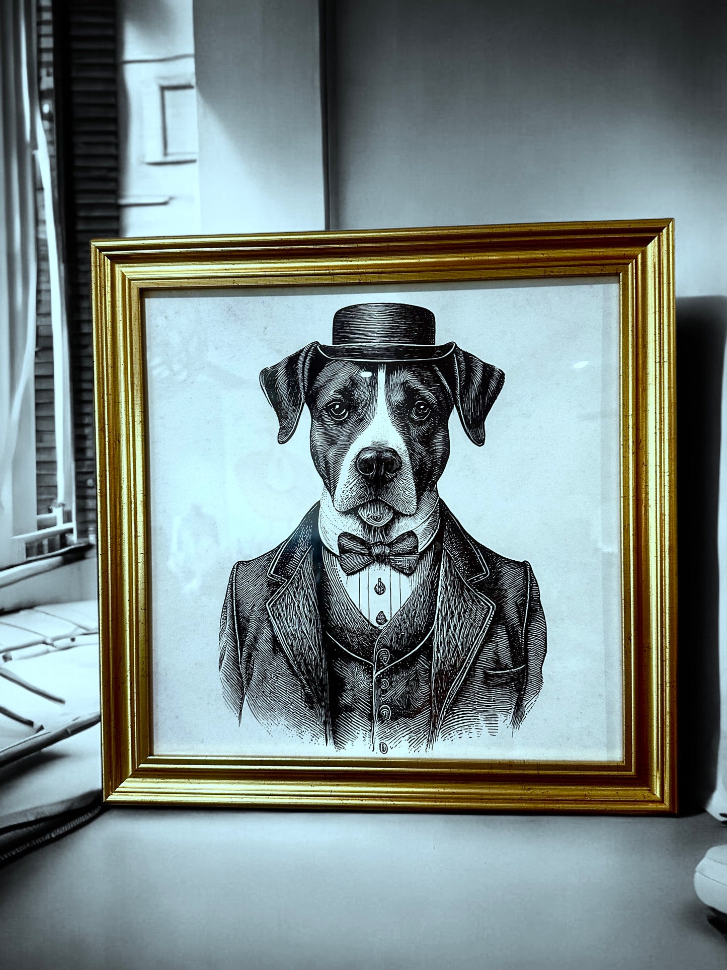 Top Hat Hound Photograph