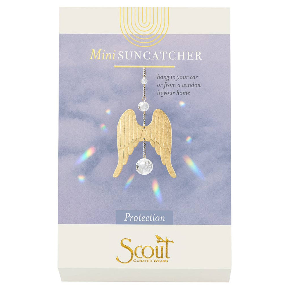 
                  
                    Scout Curated Wears - Mini Suncatcher - Wings/Protection - Pink Pig
                  
                