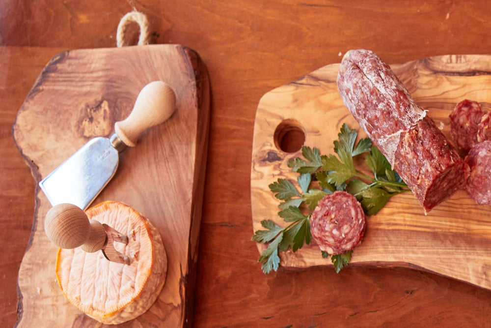 
                  
                    Verve Culture - Italian Olivewood Charcuterie and Cheese Board - Rope Handle
                  
                