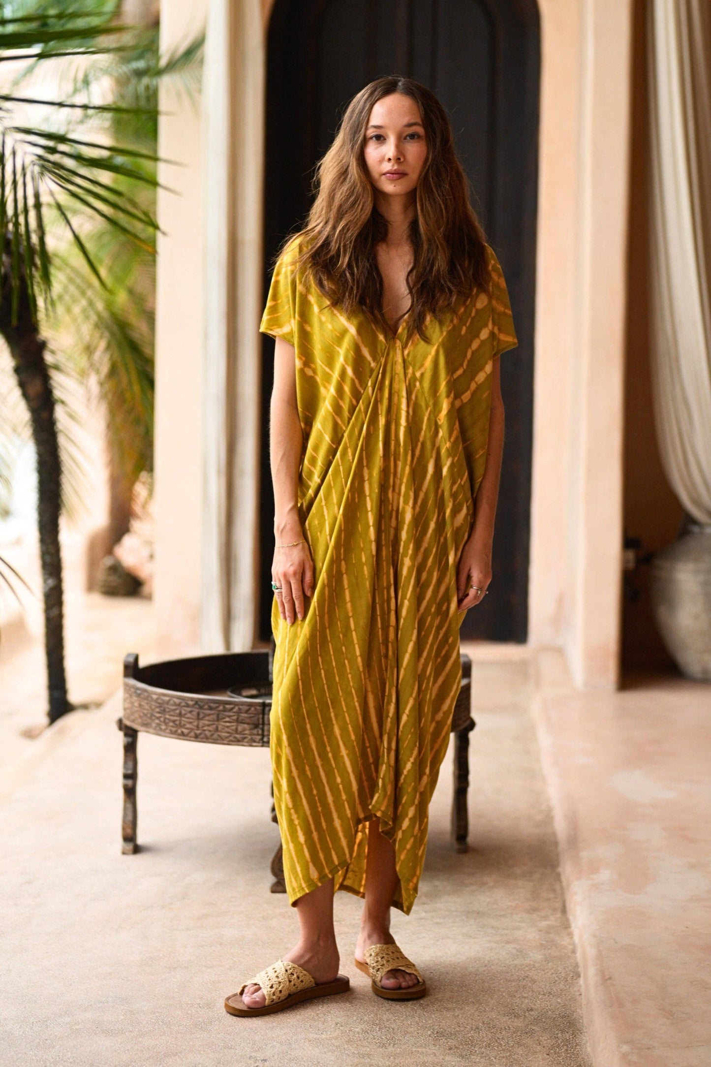 haley maxi dress yellow Vestido Maxi Hayley Halter - Amarillo