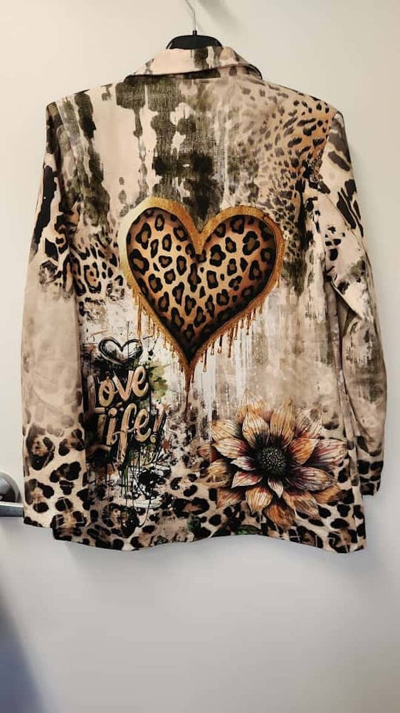
                  
                    LOOWIE - BLLL One Size Love Life Leopard Heart Print Blazer LOOWIE LOOWIE
                  
                