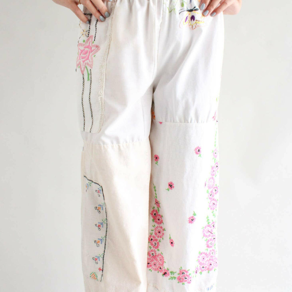 
                  
                    American Recycled Clothing - Embroidered Pieced Pant Bundle - Pink Pig
                  
                