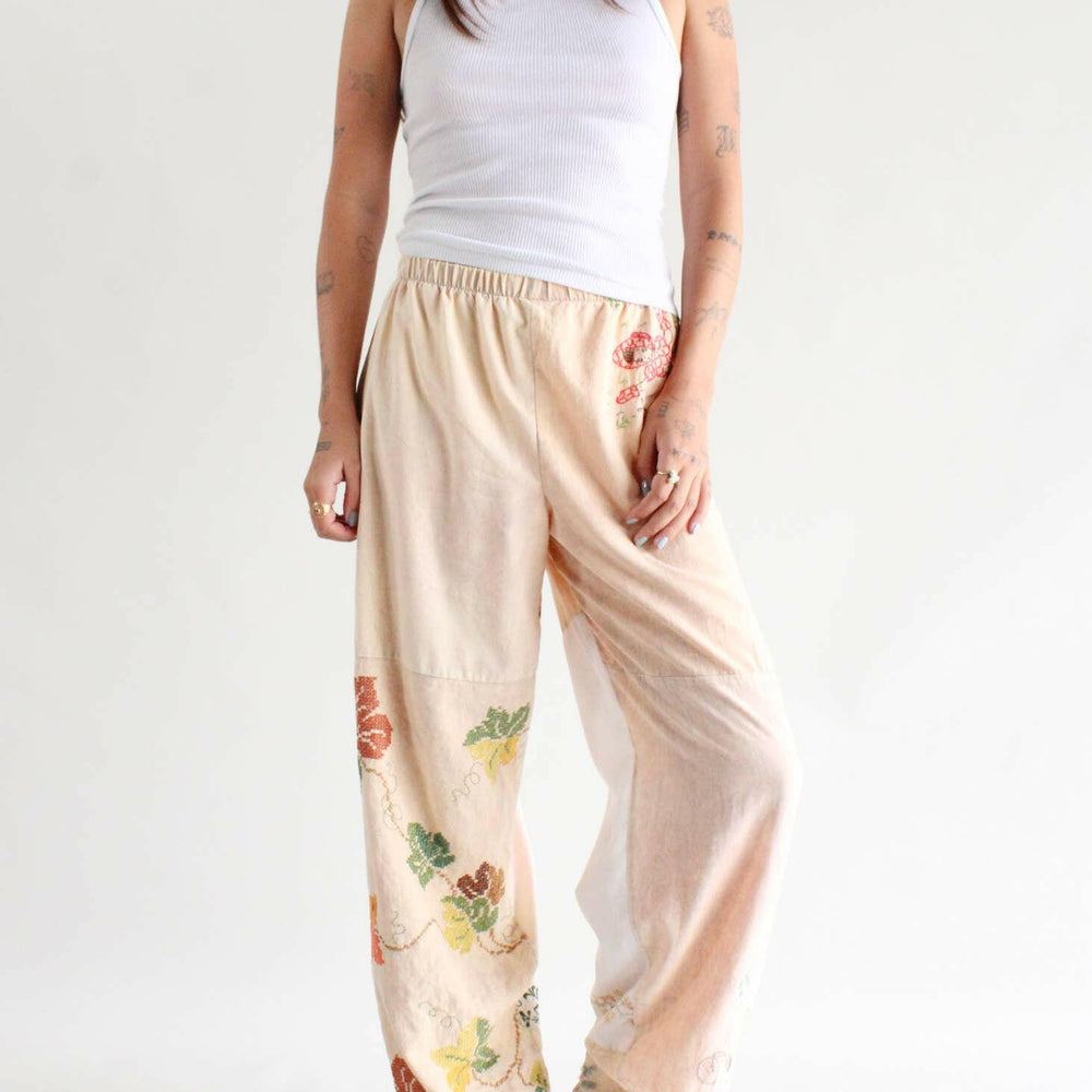 
                  
                    American Recycled Clothing - Embroidered Pieced Pant Bundle - Pink Pig
                  
                