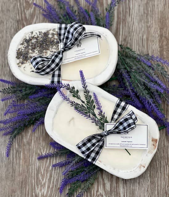 Plaid Rooster Co - Dough Bowl Soy Candle - "French Lavender" Plaid Rooster Co
