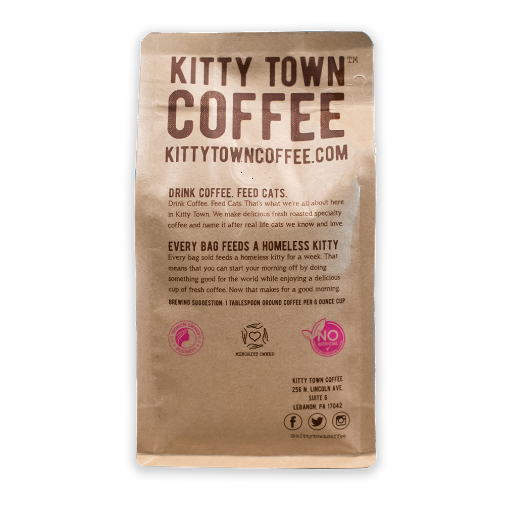 
                  
                    Kitty Town Coffee - Bean's Espresso Blend: Medium Roast Espresso Blend - Pink Pig
                  
                