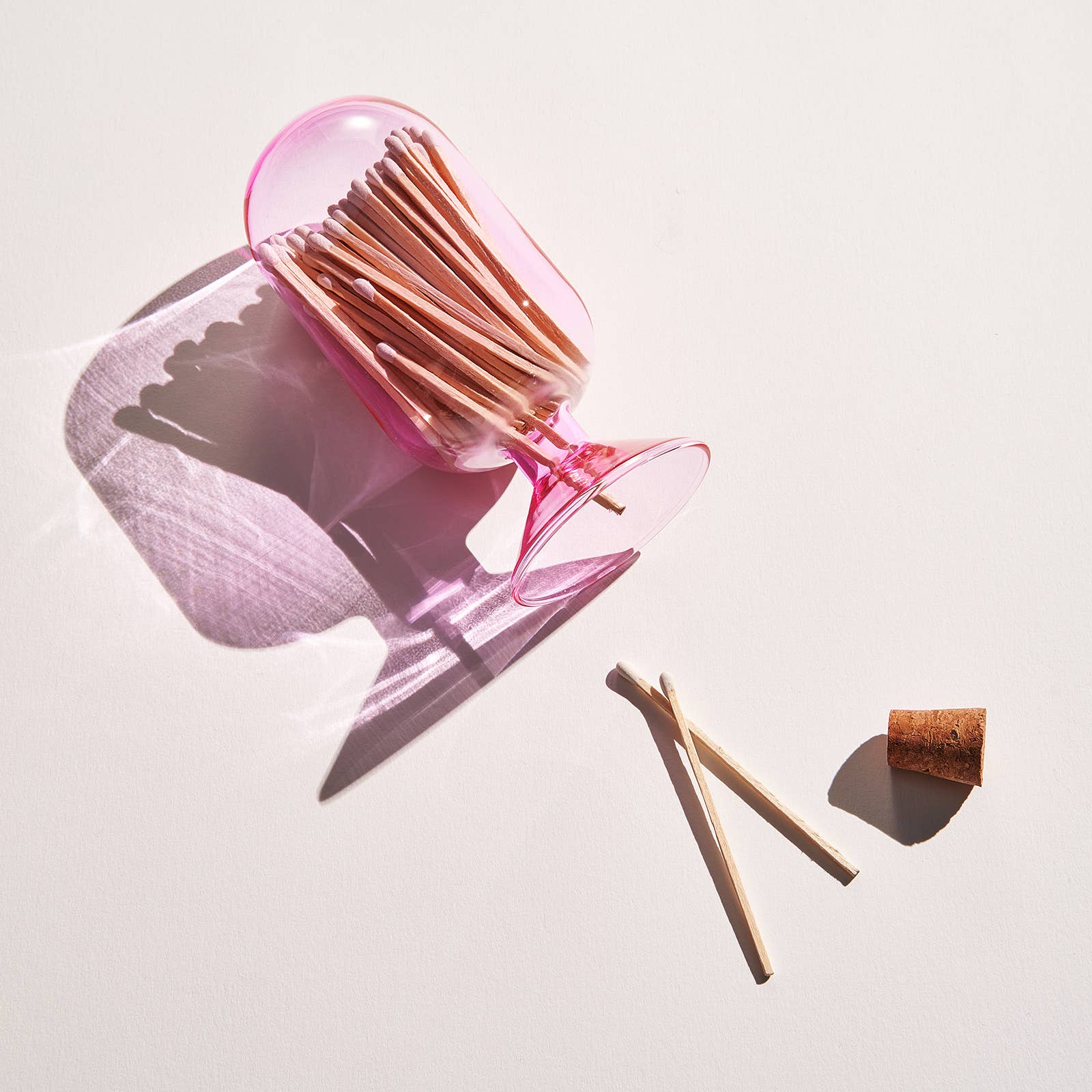 Pink Glass Match Cloche - Thumbnail 5