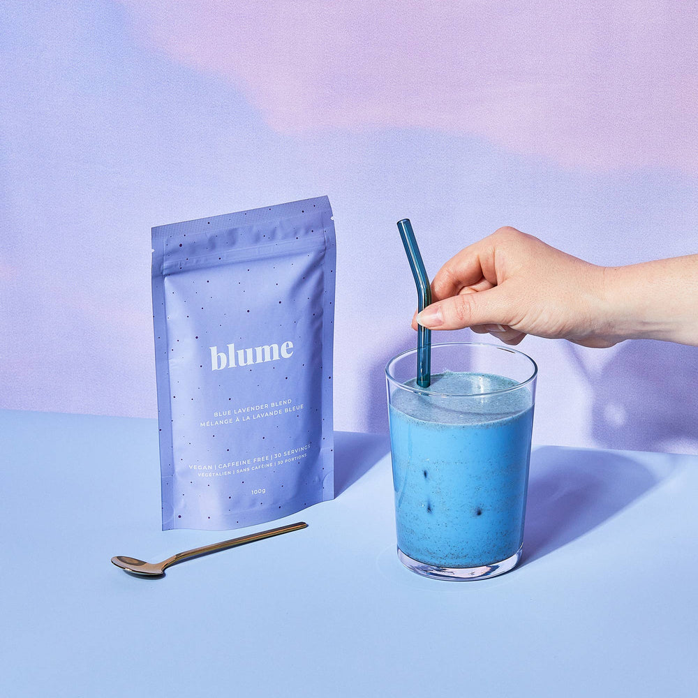 Blume - Superfood Latte Powder, Blue Lavender - Pink Pig