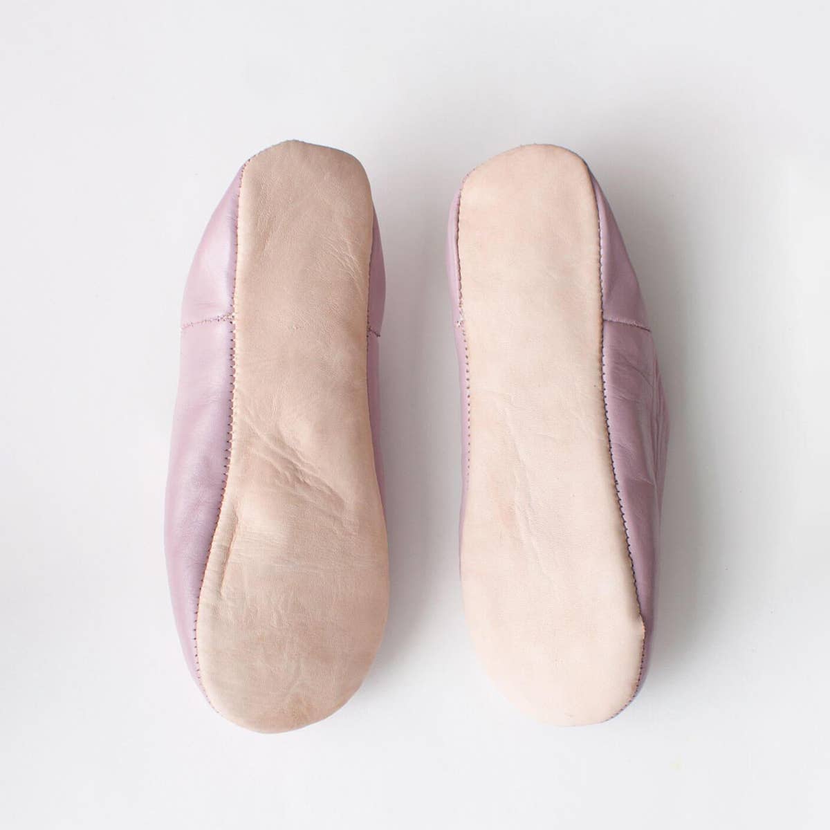 Bohemia Design - Moroccan Babouche Basic Slippers, Vintage Pink - Pink Pig